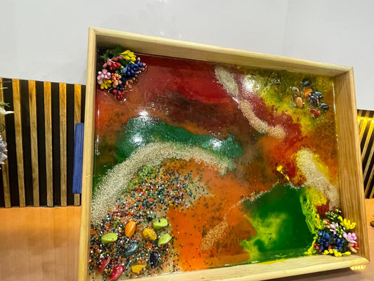 Resin Wooden Tray