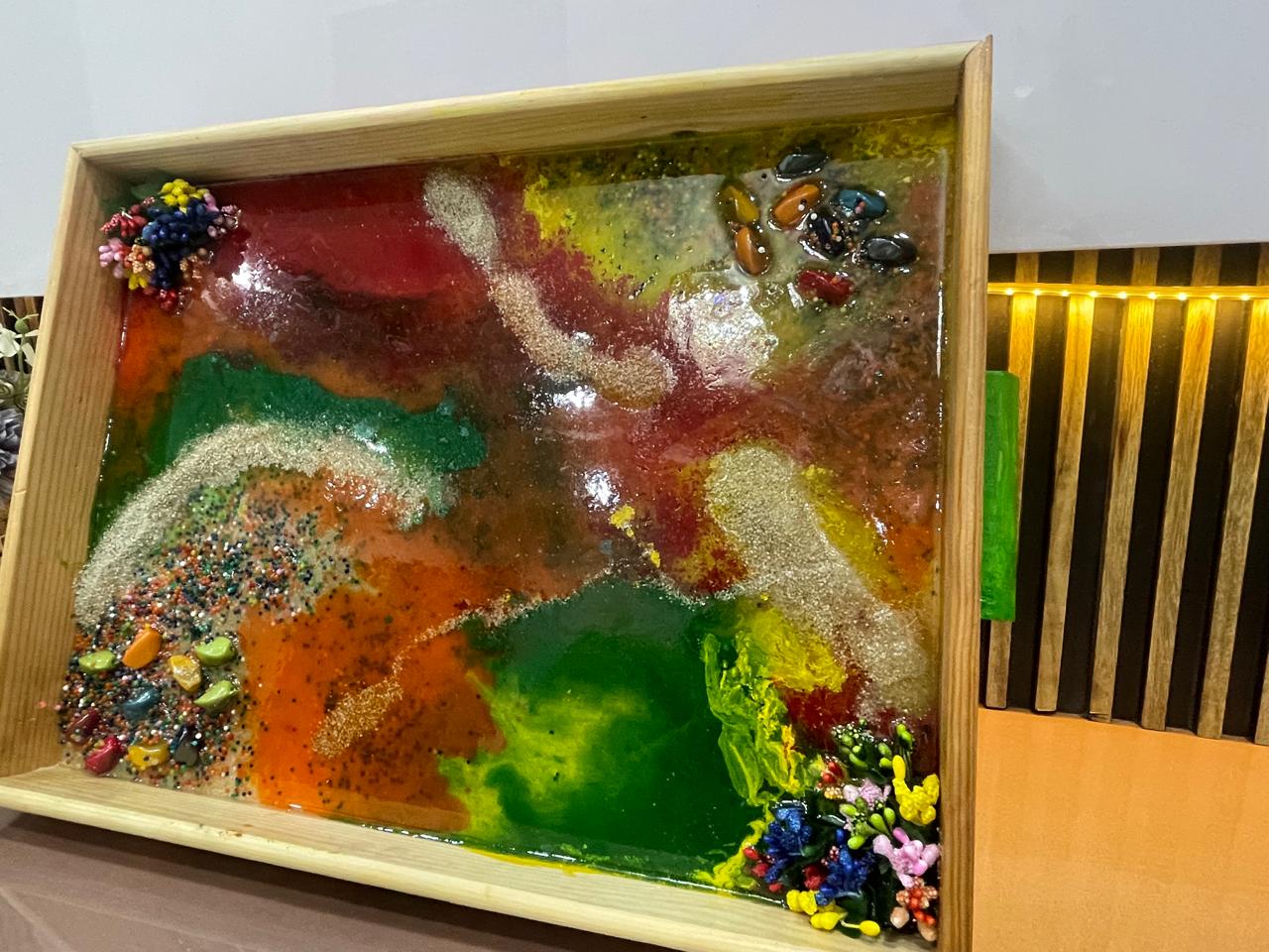 Resin Wooden Tray
