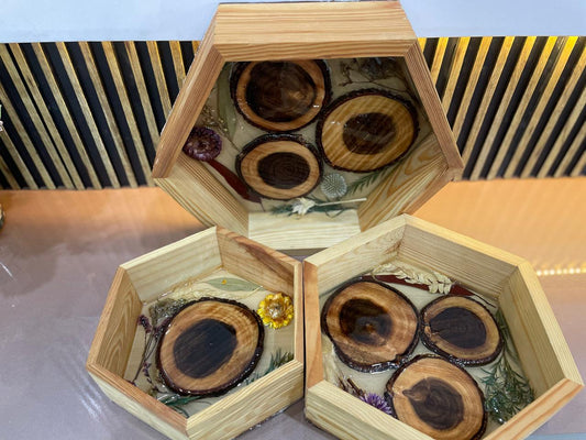 Wooden Resin Tray